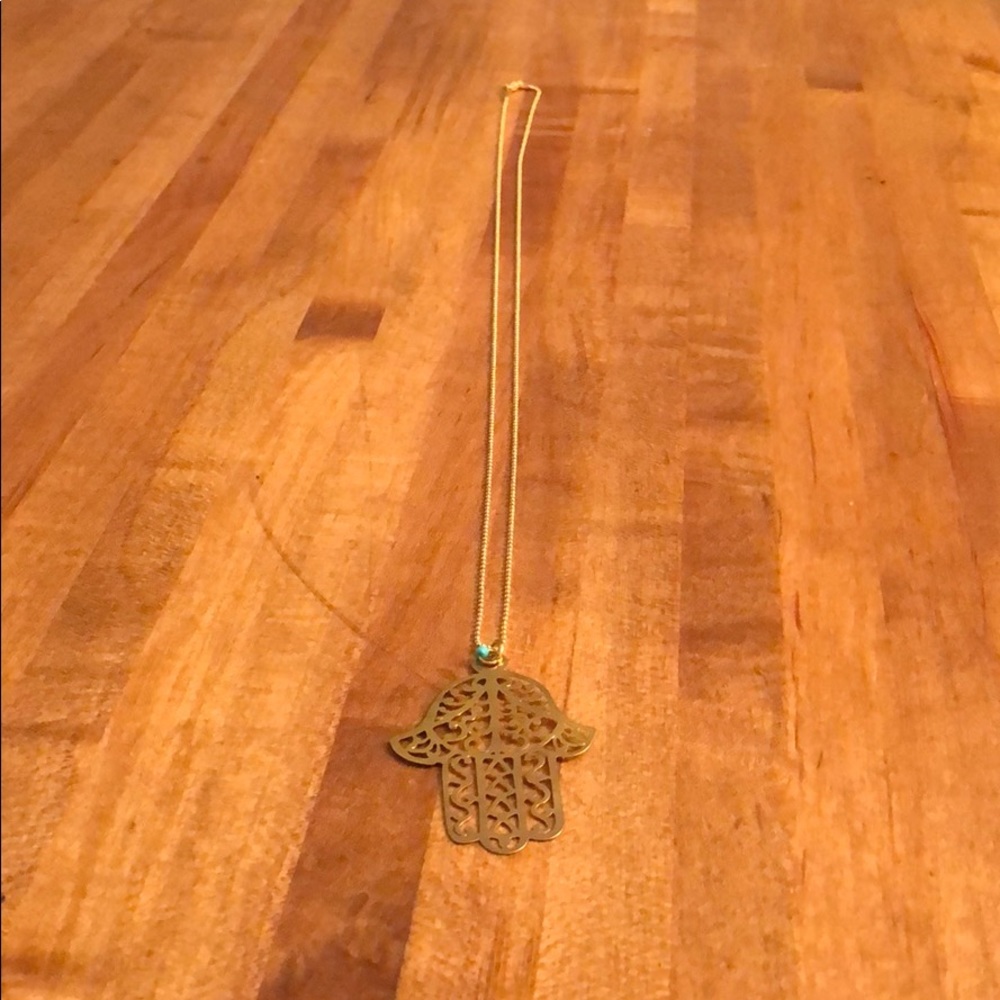 Hamsa necklace
